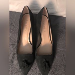 Talbots Women’s Black Suede Erica Pumps size 9 with 2 inch heel